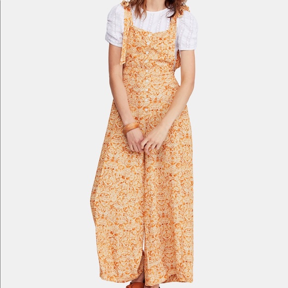 Free People Other - Yellow free people jumpsuit